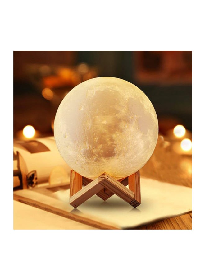 ZTO LED Moon Lamp With USB White/Yellow - Image 3