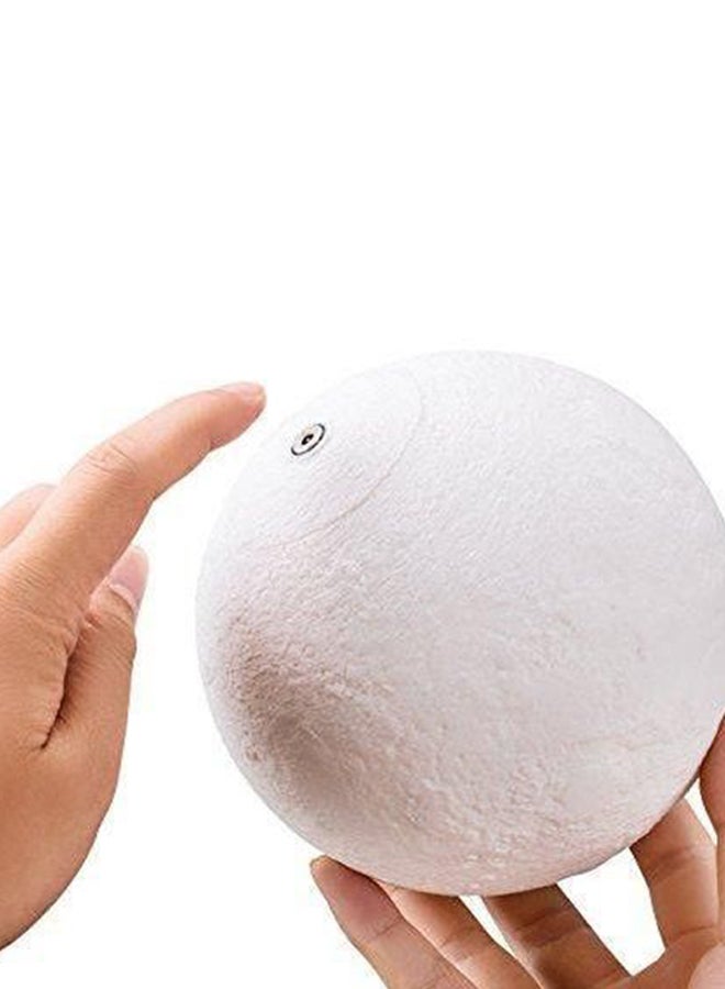 3D Printed LED Moon Light Lamp White/Yellow 15cm - Image 2