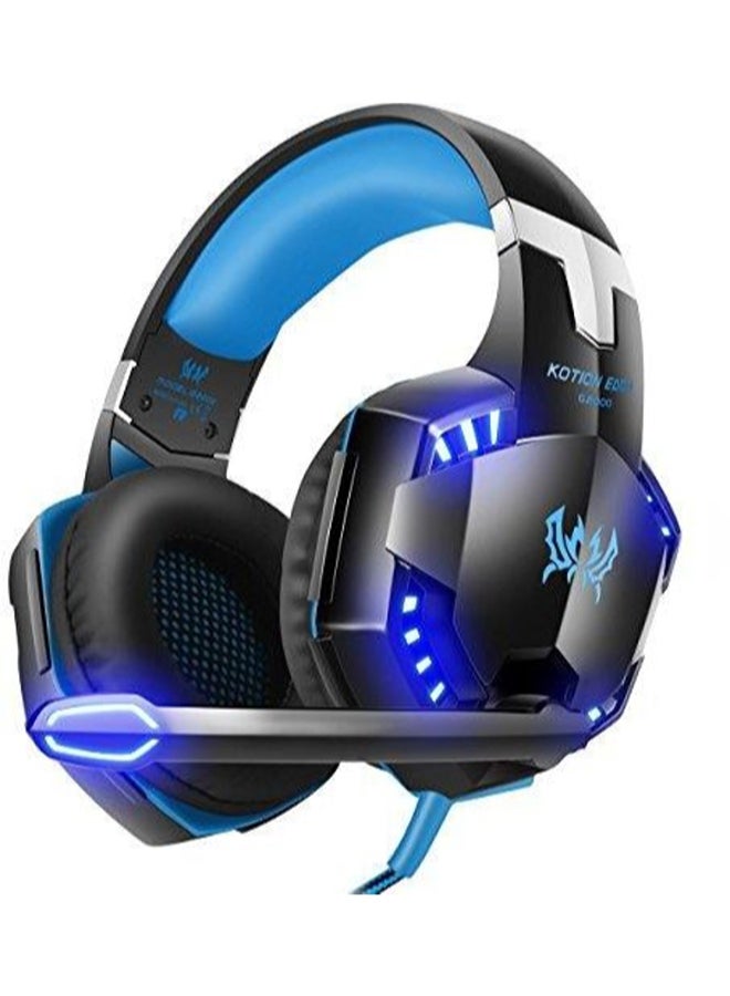 كوشن إيتش سماعة رأس سلكية للألعاب بتصميم يغطي الأذن لجهاز الألعاب بلايستيشن 4/ بلايستيشن 5/ إكس بوكس ون/ إكس بوكس سيريس إكس/ نينتندو سويتش/ أجهزة الكمبيوتر - Image 2