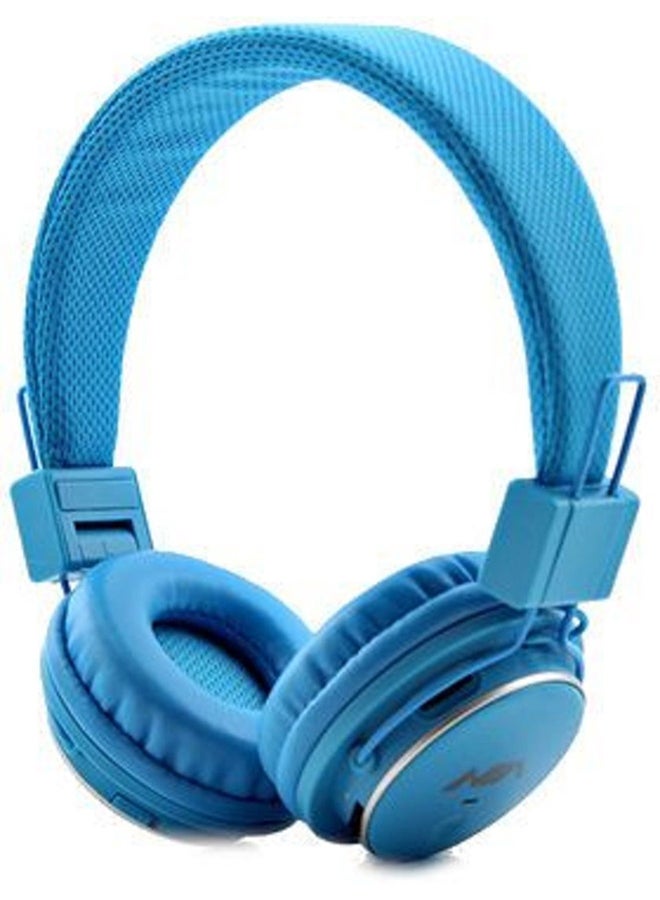 Generic - Over-Ear Bluetooth Wireless Headphones Blue - Image 1