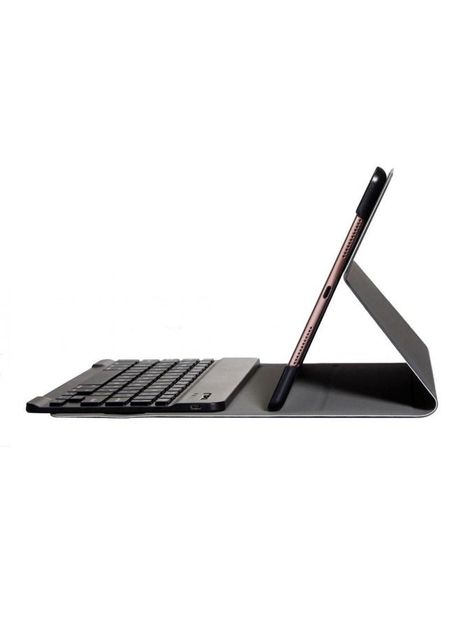 Leather Smart Cover With Keyboard Case For Apple iPad Mini 123 Black  - Image 2