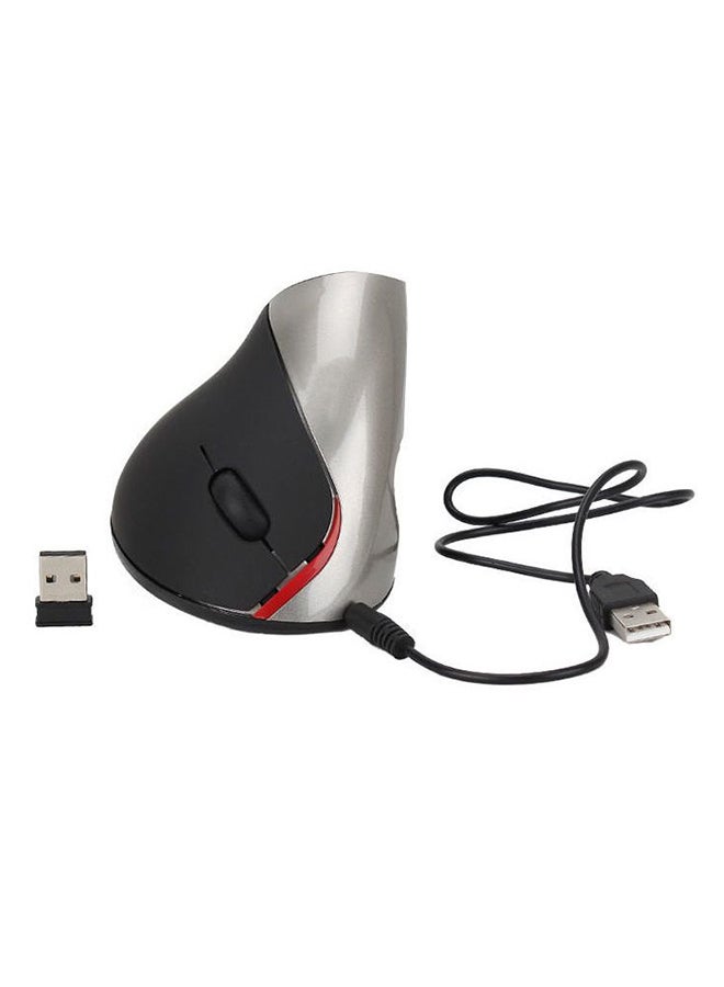 USB Vertical Optical Mouse Grey - Image 3