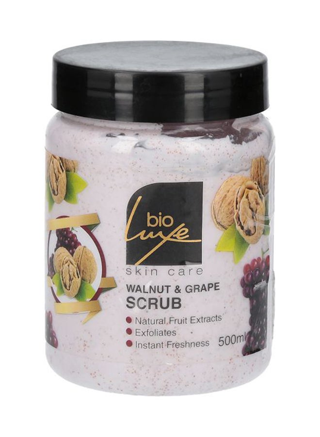 Bio - Luxe Walnut and Grape Scrub 500ml - Image 1