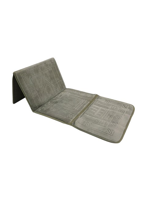 2-In-1 Foldable Prayer Backrest And Mat B-Silver 70*110 cmcm