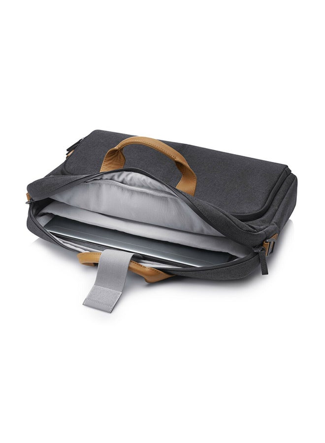 HP Urban Topload Bag For Laptop Brown/Charcoal Grey  - Image 3
