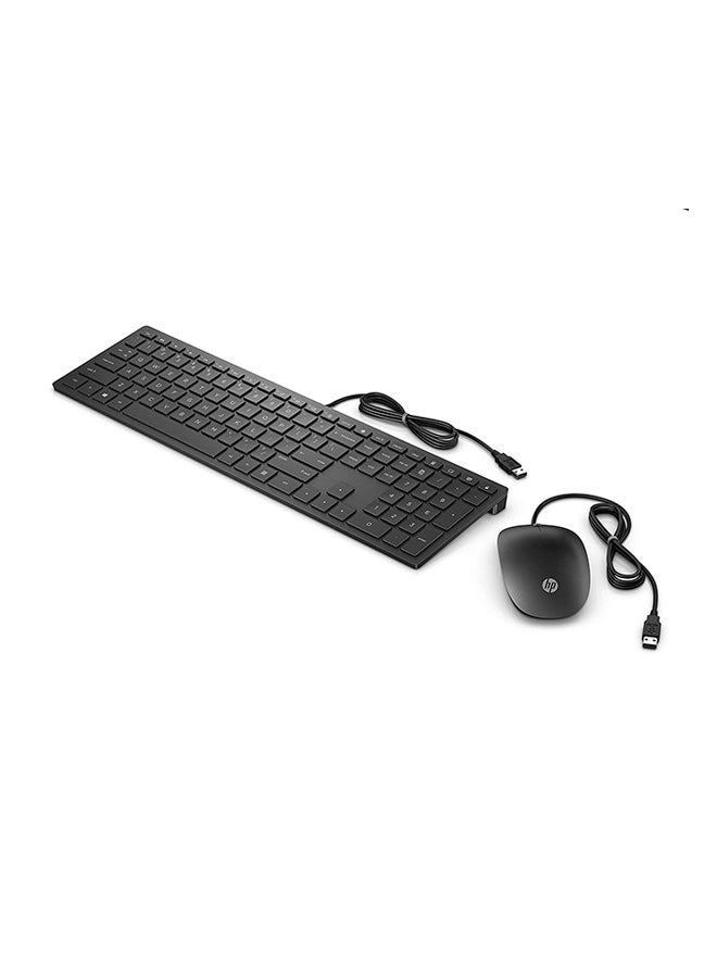 HP Pavilion 400 Wired Keyboard And Mouse Black - Image 2