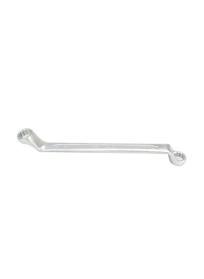 Deep Offset Double Ring Spanner Silver