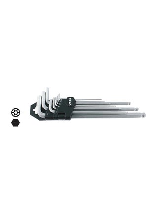 9-Piece Ball Point Hex Key Wrench Set Silver - v1554129333/N22871724A_1