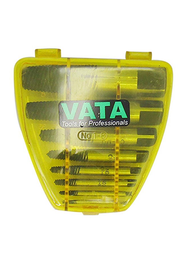 فاتا مجموعة نازع المسامير مكونة من 8 قطع أسود/فضي - Image 1