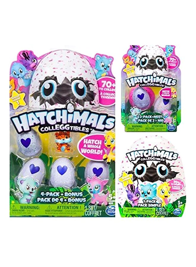 HATCHIMALS - 4-Piece Hatchimals Colleggtibles Season 1 Collectibles - Image 1