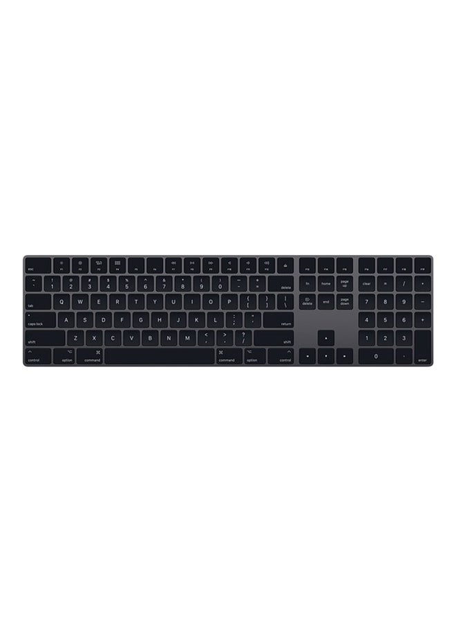 Apple - Magic Wireless Keyboard With Numeric Keypad - English Space Grey - Image 1