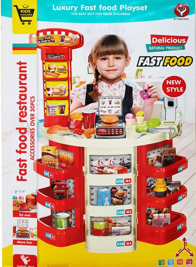 Fast Food Restaurant Kitchen Childrens Playset - Image 3