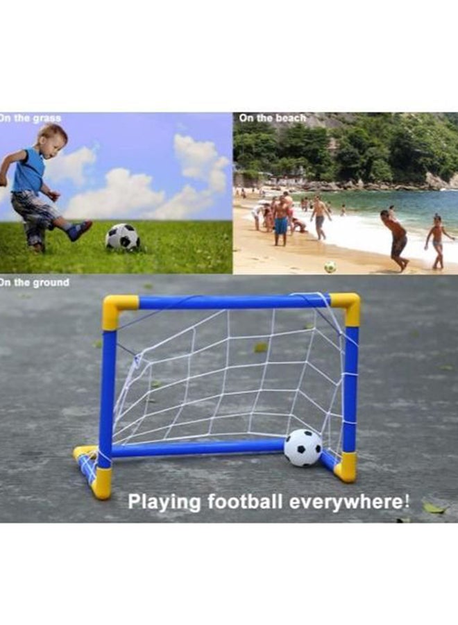 Classic Indoor And Outdoor Inflatable Football Barpost With Net Playset For Kids  - Image 2