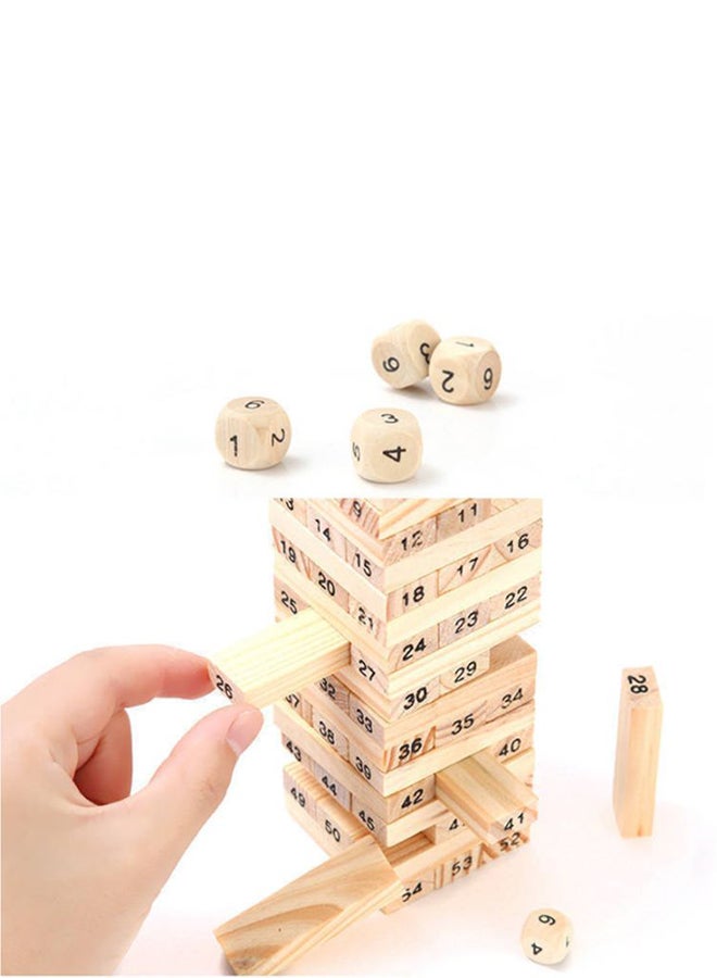 Wooden Building Tower Block Toy - Image 2