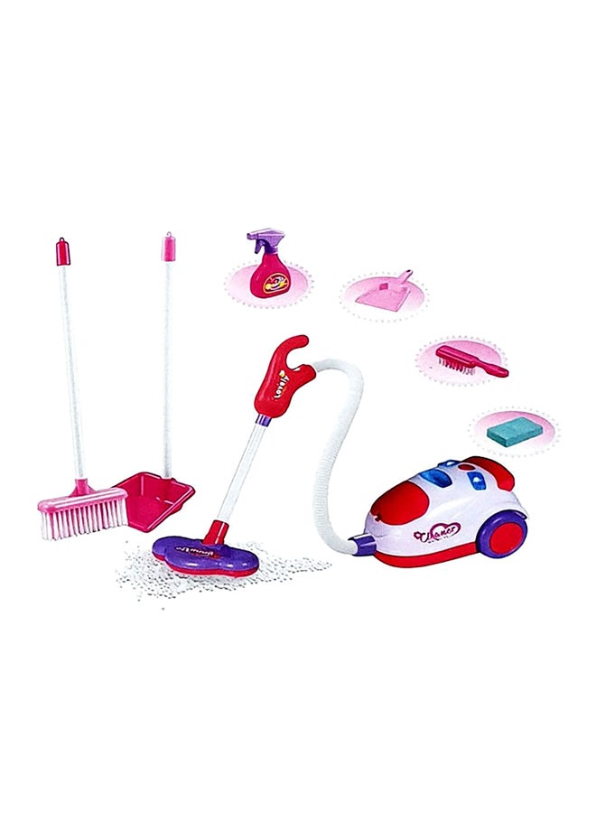 مجموعة ألعاب أدوات مكنسة كهربائية للعب التظاهري