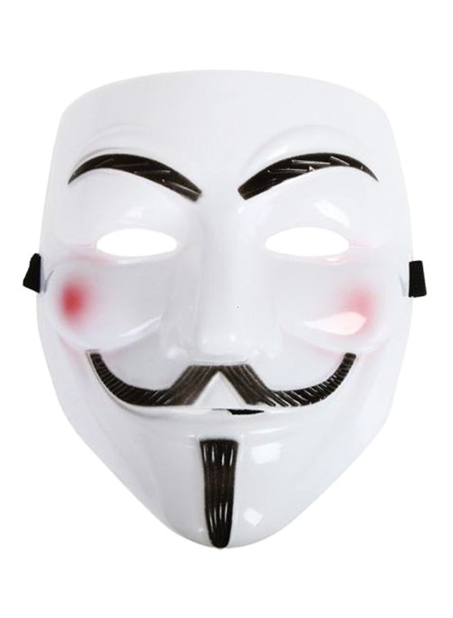 V For Vendetta Mask For Halloween Masquerade Cosplay White[H9047W ]