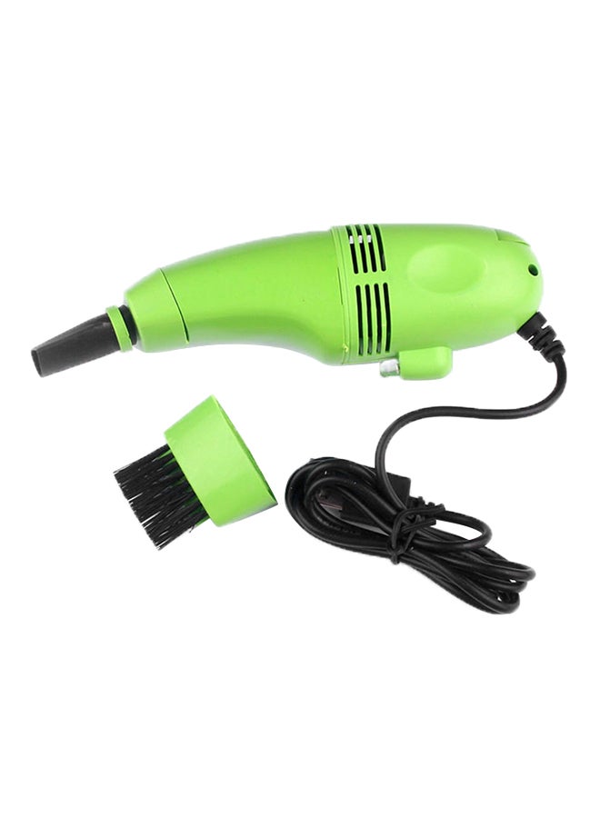 مكنسة كهربائية صغيرة بمنفذ USB - بلون أخضر