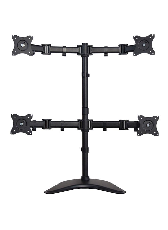 Adjustable Mount With 4 Arms Black