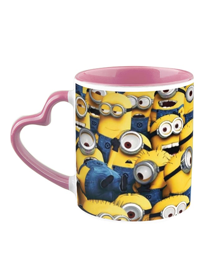 إمبريس مج قهوة من السيراميك مطبوع بصورة المينيونز متعدد الألوان