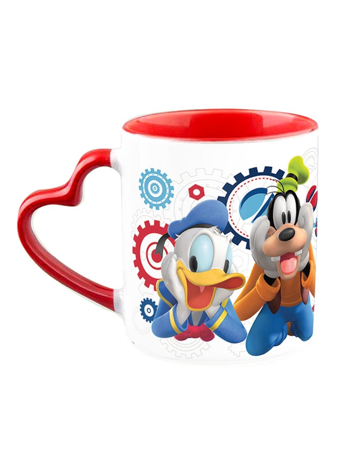 Mickey Mouse And Friends Printed Ceramic Coffee Mug Multicolour
