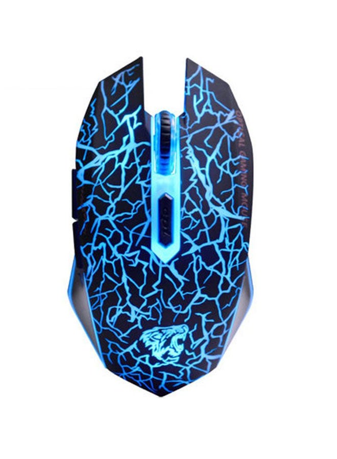 Generic Wireless Gaming Mouse Blue/Black 