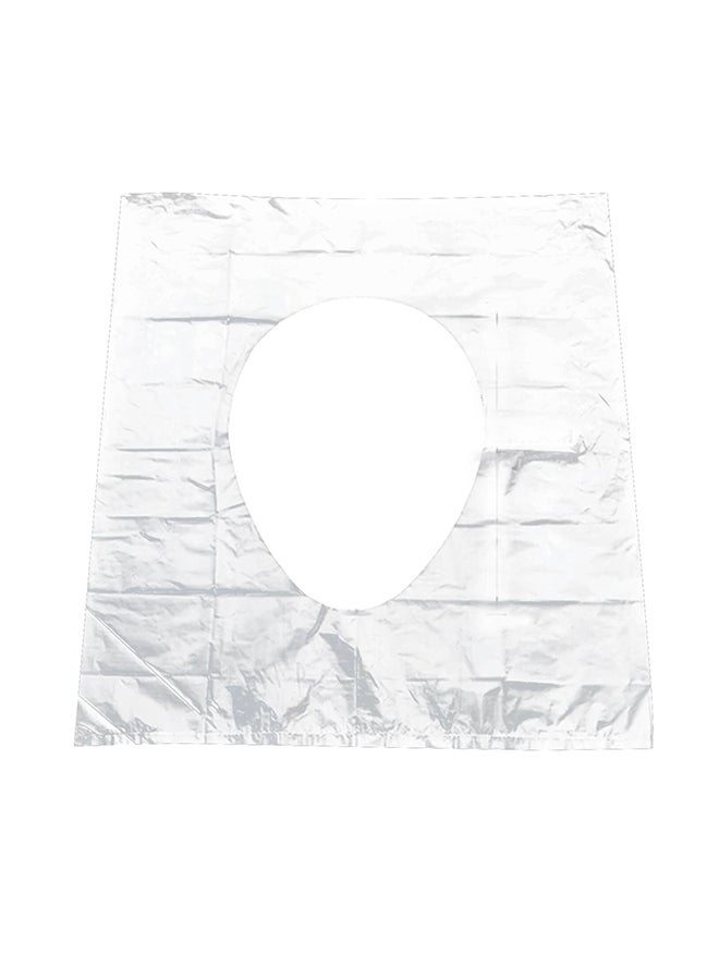 Trask Daniel 6-Piece Travel Disposable Toilet Seat Cover Set Clear 40 x 48centimeter - Image 1