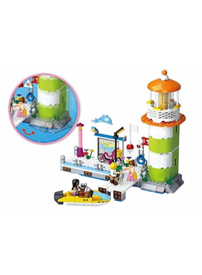 Sluban M38-B0607 277-Piece Lighthouse And Pier Building Set 277 6+ Years - Image 4