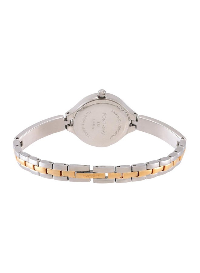 Fontenay Paris women Water Resistant Stainless Steel Analog Watch 332QMAAMX - Image 4