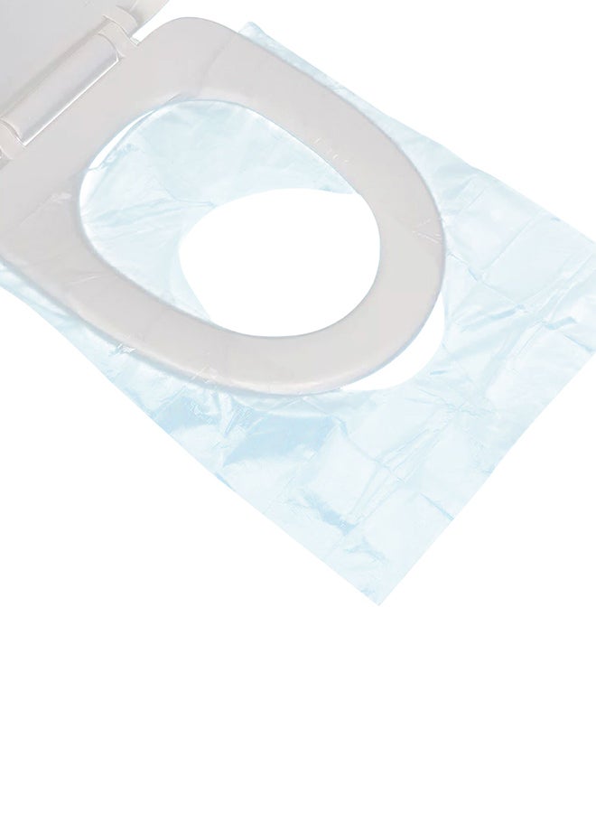 Trask Daniel 6-Piece Travel Disposable Toilet Seat Cover Set Clear 40 x 48centimeter - Image 2