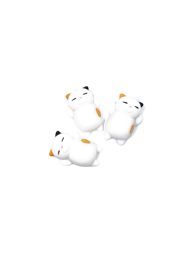 null - Calico Cat Squishy Doll 4 x 3 x 2.5centimeter - Image 1