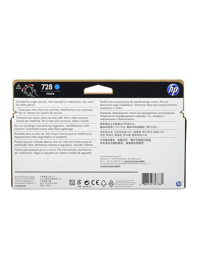 HP 728 HP T830  Cartridge 130ml Cayn - Image 2