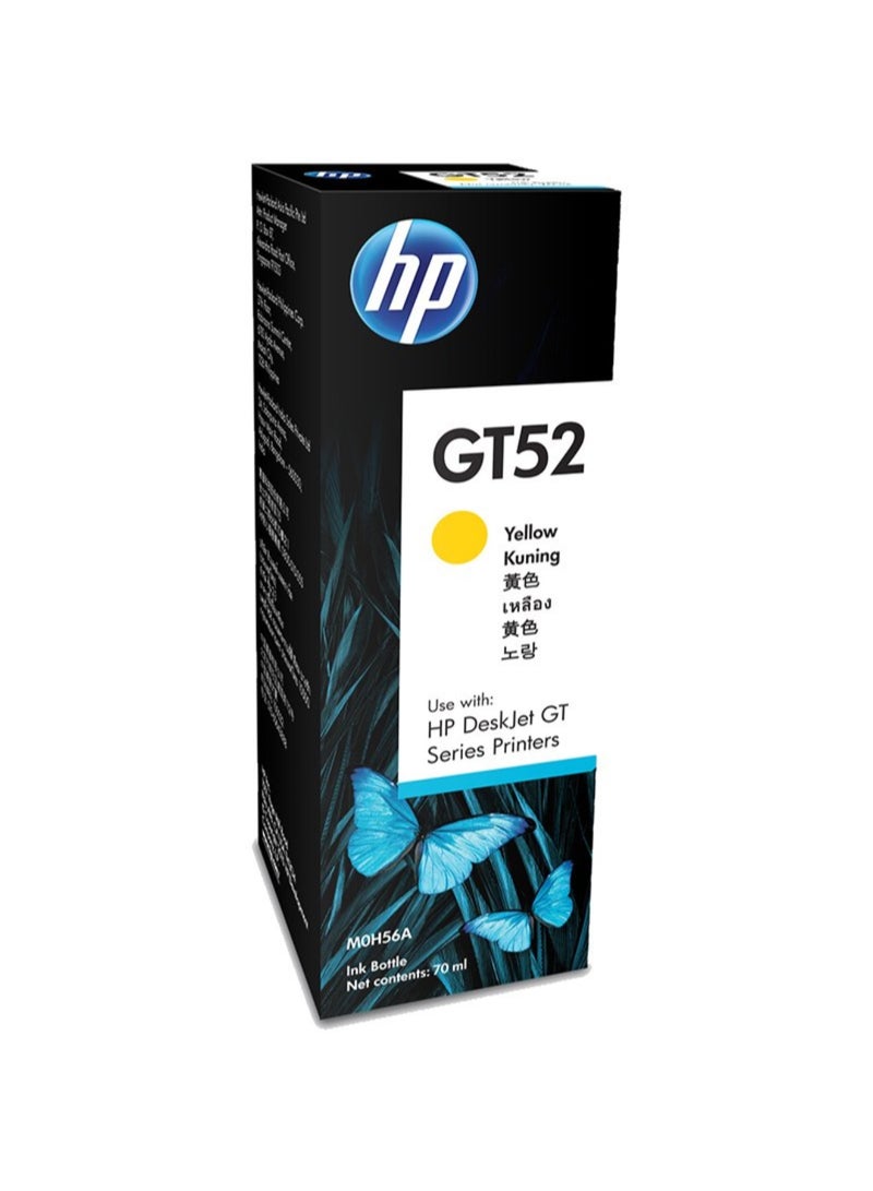 HP GT52 Ink Bottle 70 ml Yellow - Image 2