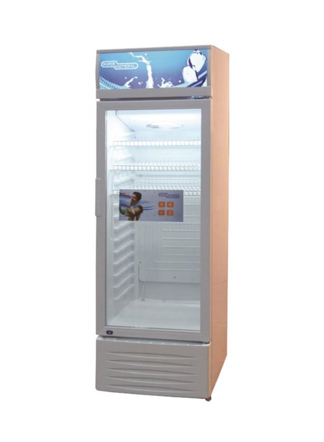 SUPER GENERAL - Freestanding Single Door Chiller 338 L SGSC398 White/Blue - Image 1