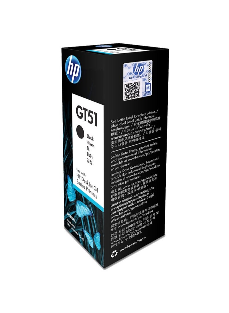 HP Ink Cartridge For GT51 Deskjet Series Black - Image 3