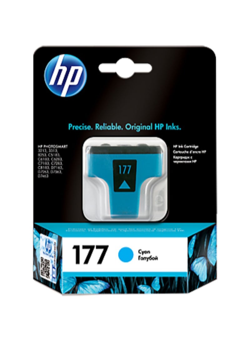 خرطوشة حبر إتش بي 177، طراز C8771 أزرق مائل إلى الخضرة