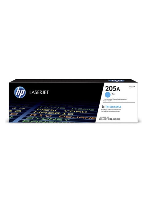 205A Original LaserJet Toner Cartridge Cyan