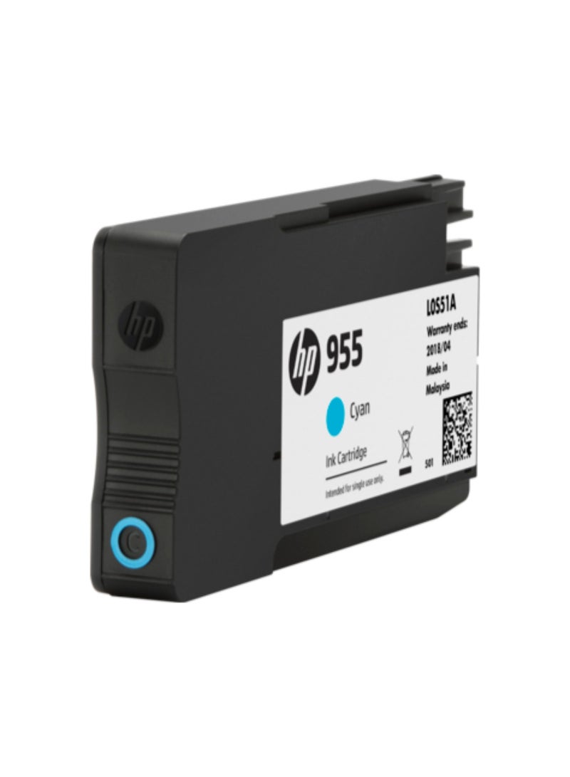 HP 955 Original Ink Cartridge Cyan - Image 4