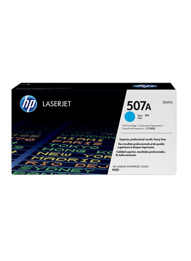 HP 507A LaserJet Toner Cartridge Cyan