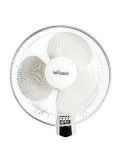 SUPER GENERAL 3 Speed Wall Fan With Remote SGWF16M White 