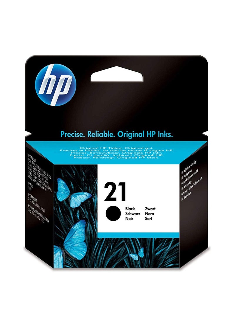 HP خرطوشة حبر إتش بي رقم 21 طراز C9351A أسود