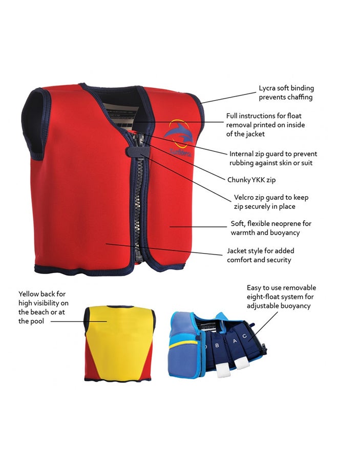 Swim Jacket With Removeable Floats