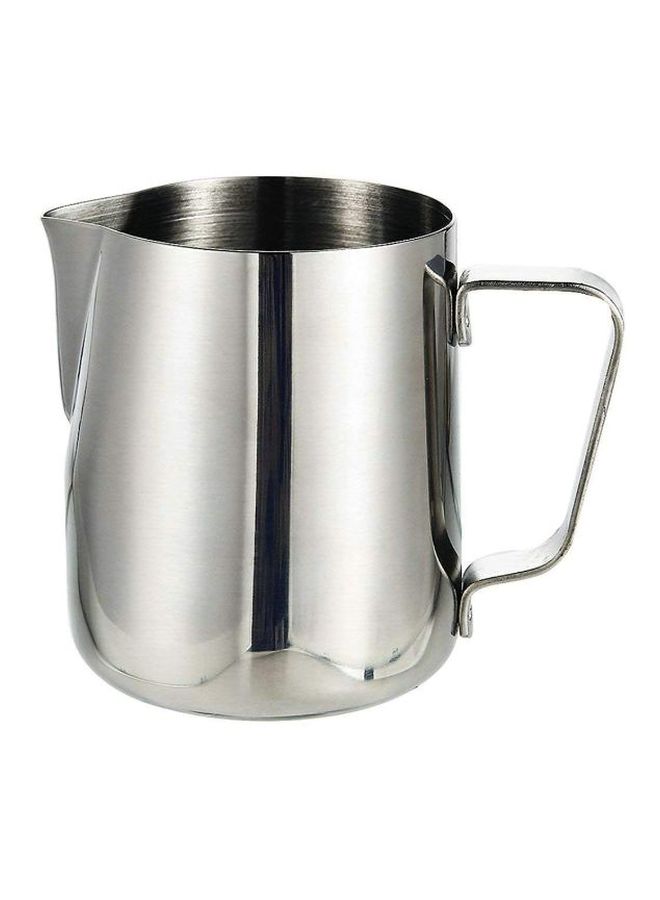 VAKIND Stainless Steel Milk Frothing Jug 350ml Silver 350ml - Image 1