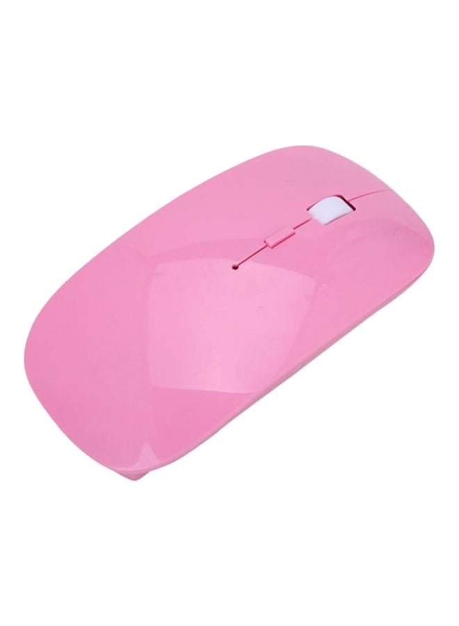 Wireless Optical Mouse Pink - Image 1