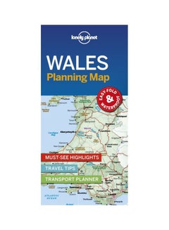 Lonely Planet: Wales Planning Map Multicolour