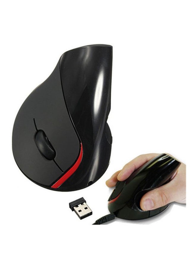 Generic - Rechargeable Vertical Gaming Mouse Black - Image 1