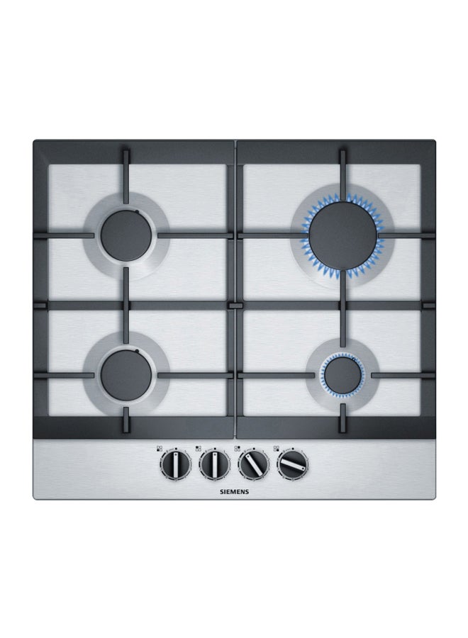 سيمنز موقد غاز مزود بأربع شعلات EC6A5PB90M أسود/ فضي - Image 1