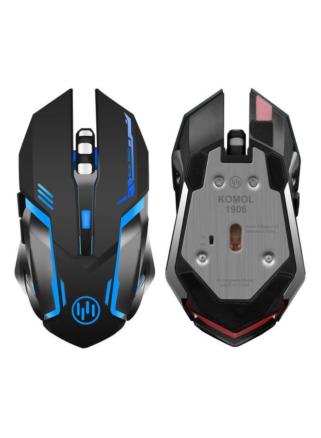 Generic Wireless Gaming Mouse Black/Blue  - Image 2