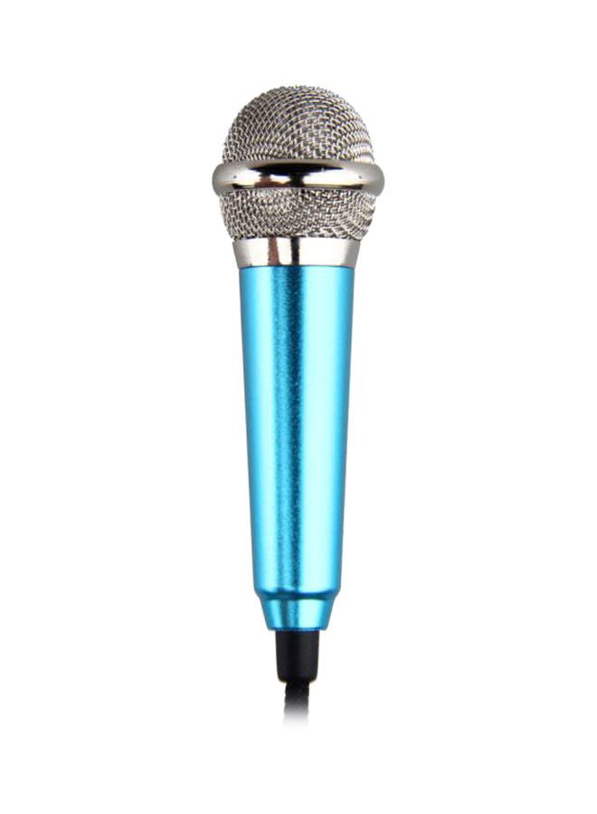 Mini Stereo Microphone 182.59276575.18 Blue/Silver - Image 1