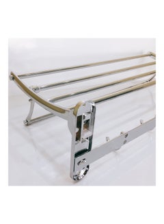 Jomoo Classic Chrome Plated Towel Shelf Silver 65.3x17.8x30.1cm  - Image 4