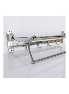 Jomoo Classic Chrome Plated Towel Shelf Silver 65.3x17.8x30.1cm  - Image 5